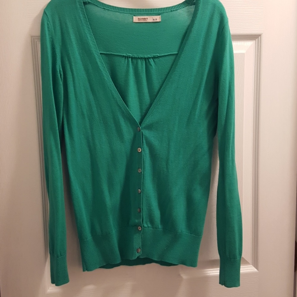 Old Navy Small Green Cardigan